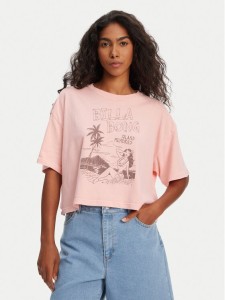Billabong T-Shirt Island Memories EBJZT00427 Koralowy Oversize