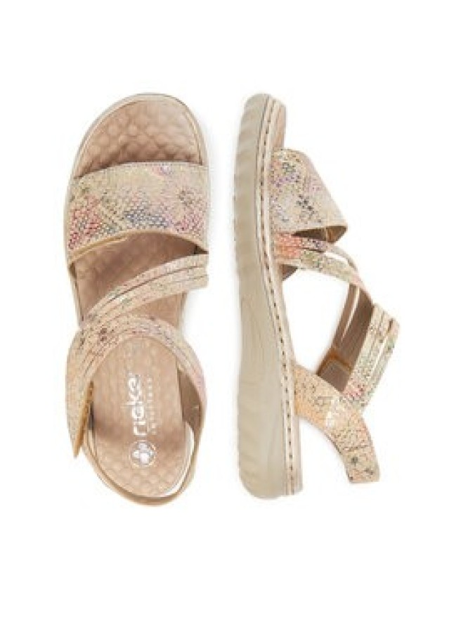 Rieker Sandały 60464-90 Beżowy