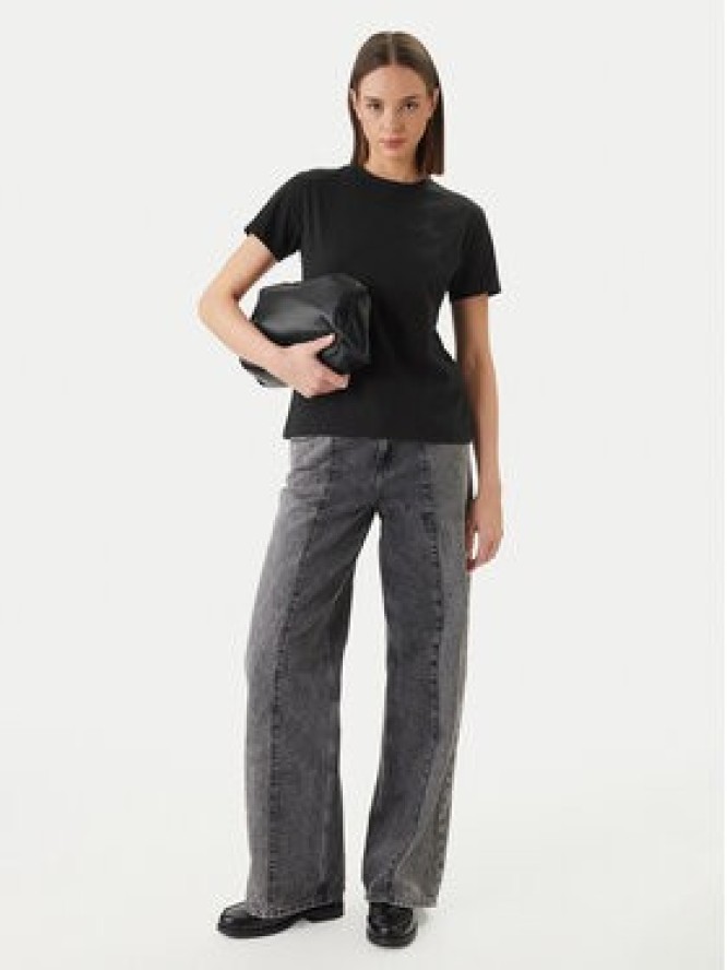 HUGO T-Shirt Damacia_7 50561233 Czarny Regular Fit