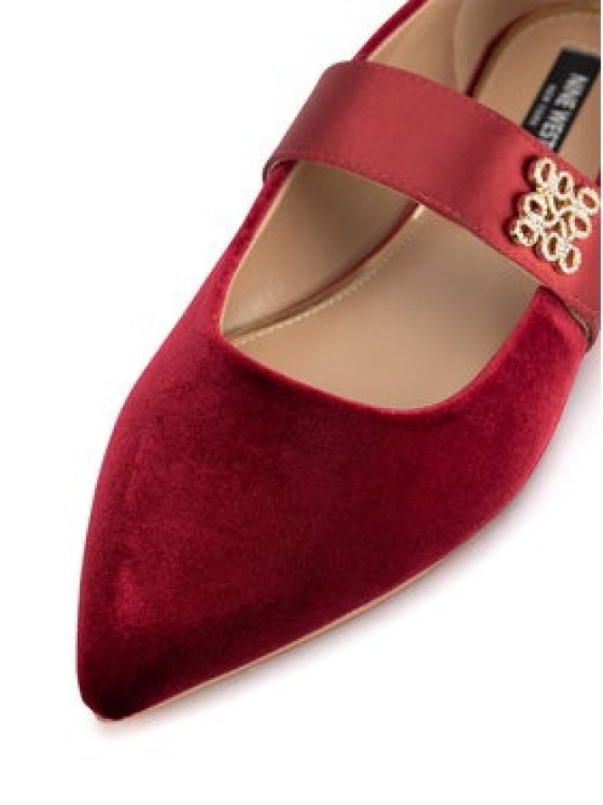 Nine West Baleriny 8168-1 Bordowy