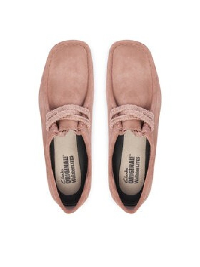 Clarks Półbuty Wallabee Lite. 26328429 Różowy