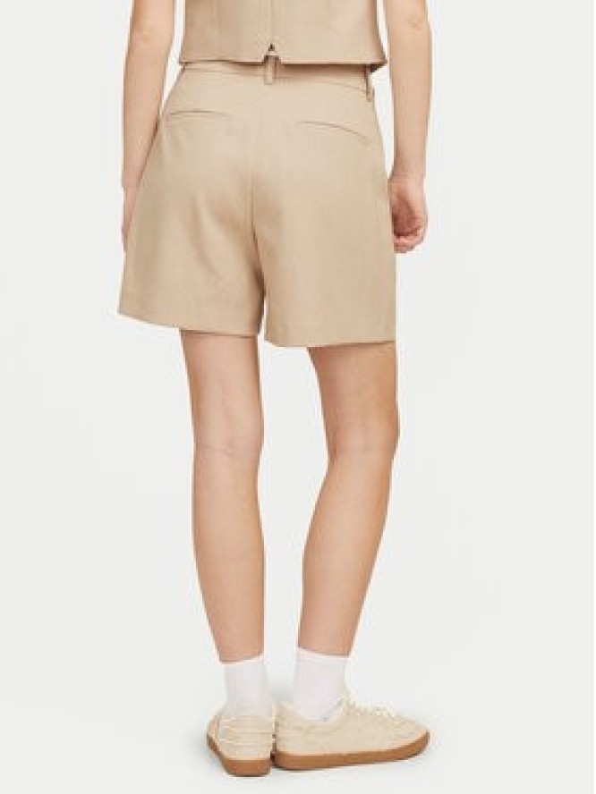 JJXX Szorty materiałowe Ellis 12268838 Beżowy Wide Leg