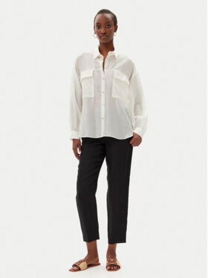 Rinascimento Koszula CFC0123656003 Écru Relaxed Fit