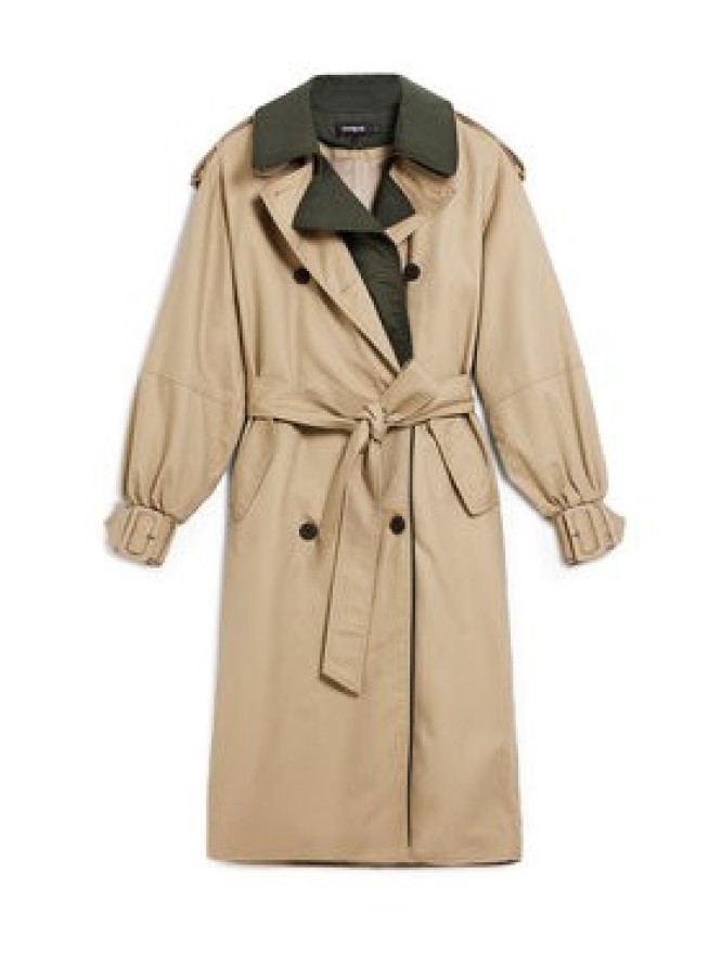 Desigual Trencz Chaq Polo 26SWEW12 Brązowy Regular Fit