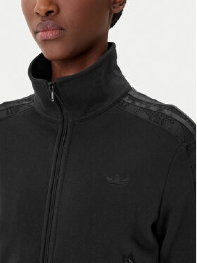adidas Bluza Firebird Lace KC8149 Czarny Slim Fit