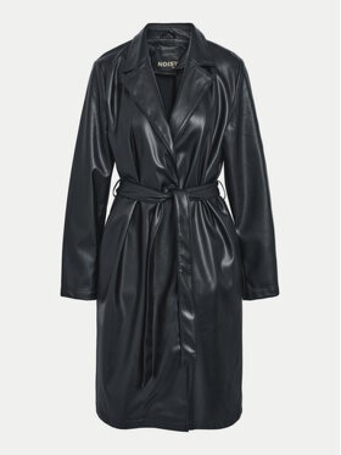 Noisy May Płaszcz przejściowy Cora 27028634 Czarny Regular Fit