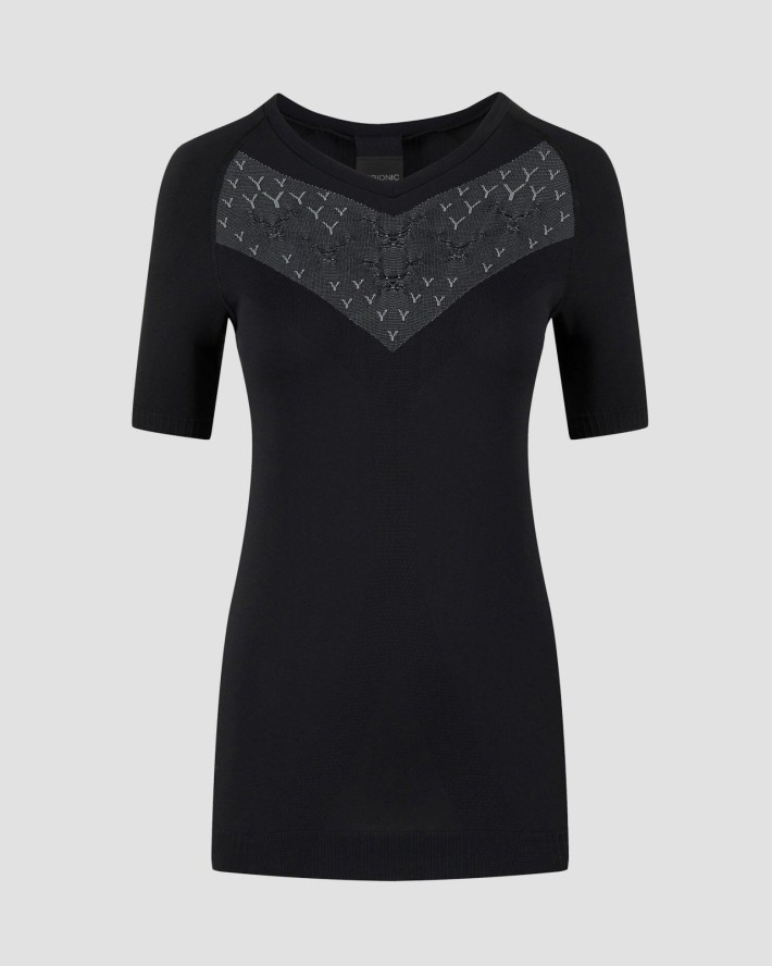 Koszulka biegowa damska X-Bionic Twyce Run Shirt SS Black