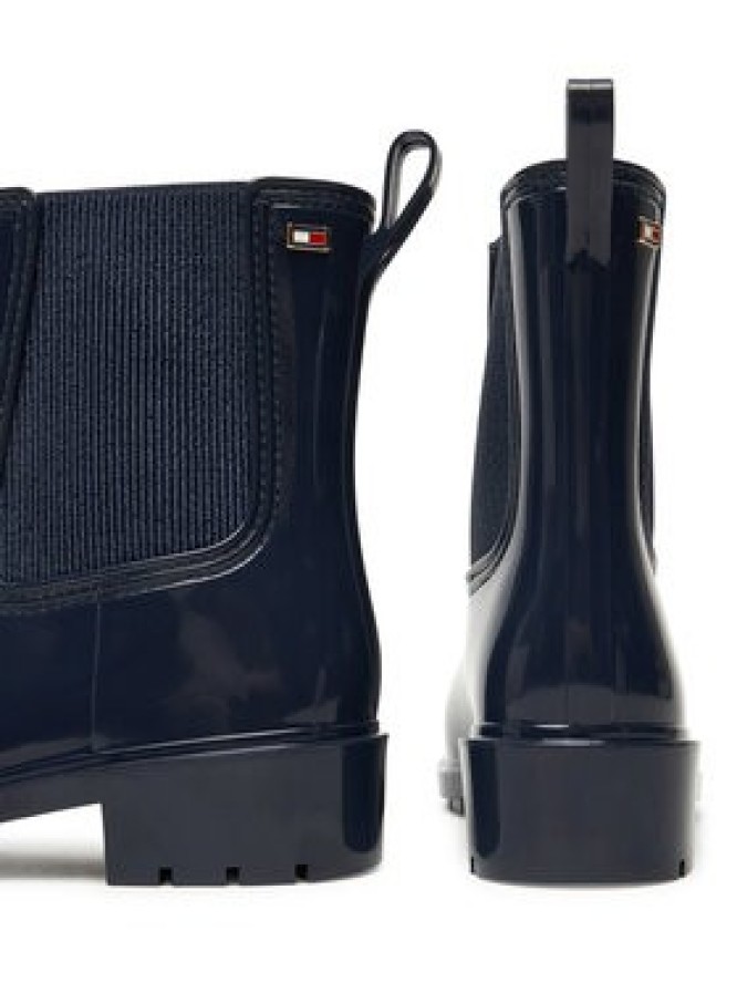 Tommy Hilfiger Kalosze Flag Hardware FW0FW08966 Granatowy