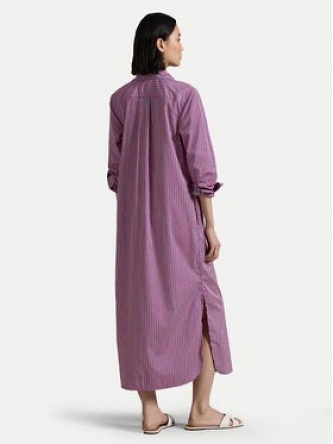 Polo Ralph Lauren Sukienka koszulowa 211959914002 Fioletowy Regular Fit