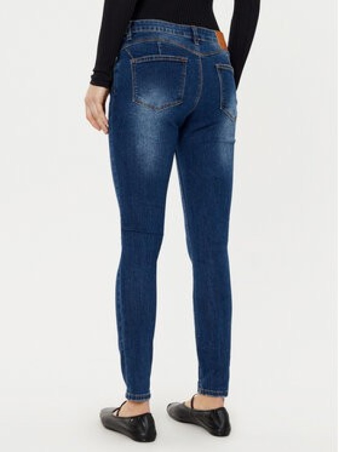 Please Jeansy P8361HOM31 Granatowy Skinny Fit