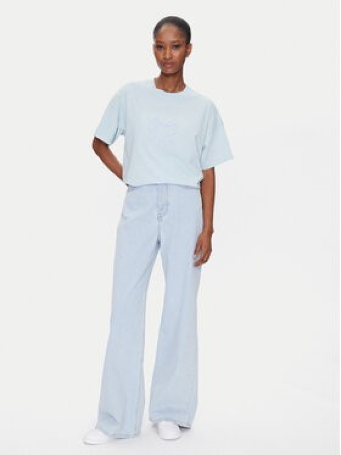 ViCOLO T-Shirt RD0119 Błękitny Regular Fit