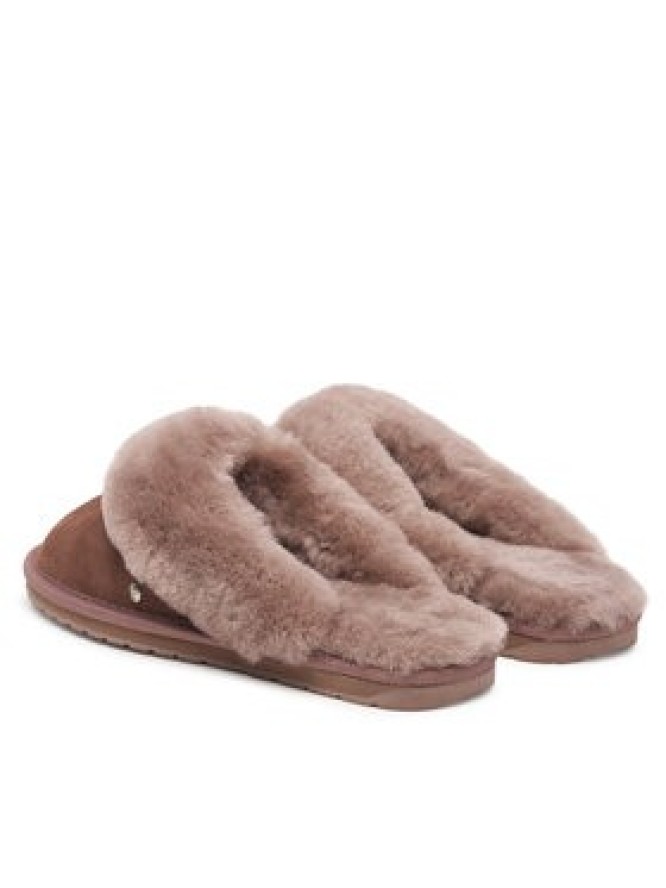 EMU Australia Kapcie Jolie W10015 Brązowy ciemny