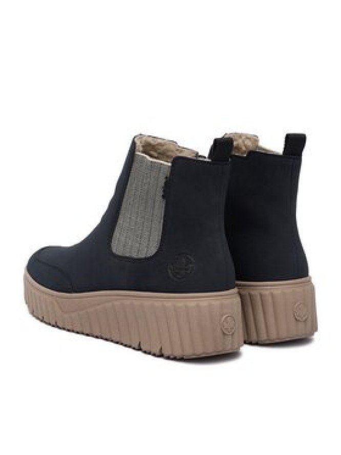 Rieker Botki CEO-N2553-14 Granatowy