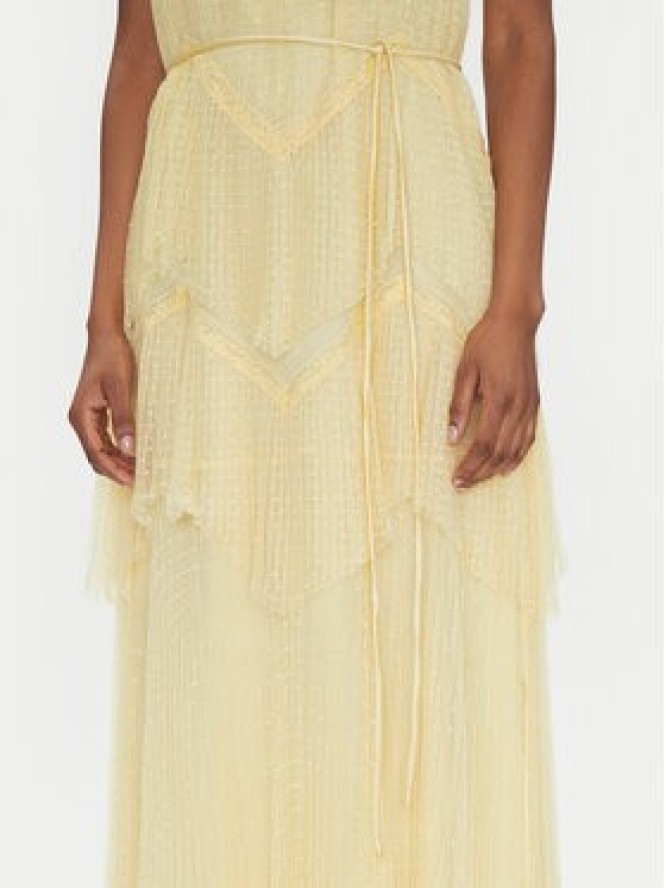 TWINSET Sukienka letnia 251TP2511 Beżowy Regular Fit