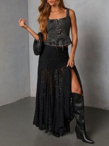 Milan Kiss Spódnica w kolorze czarnym rozmiar: S