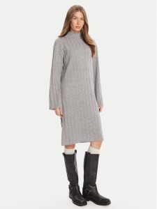 Barbour Sukienka dzianinowa Sophia LDR0939GY71 Szary Regular Fit