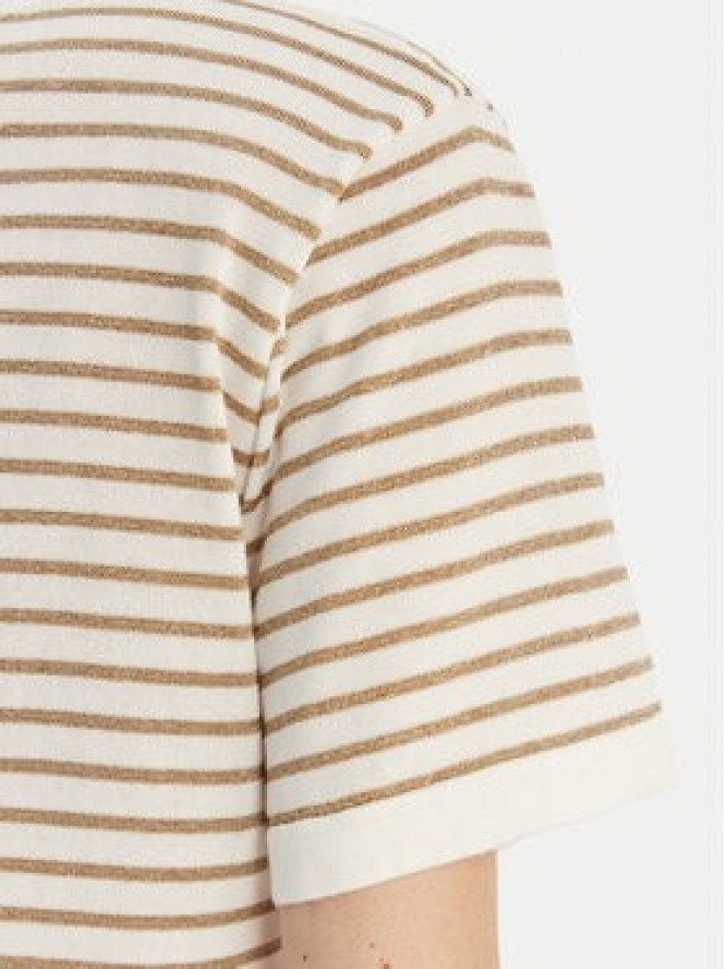 Luisa Spagnoli T-Shirt Cattolica 100402 Beżowy Regular Fit