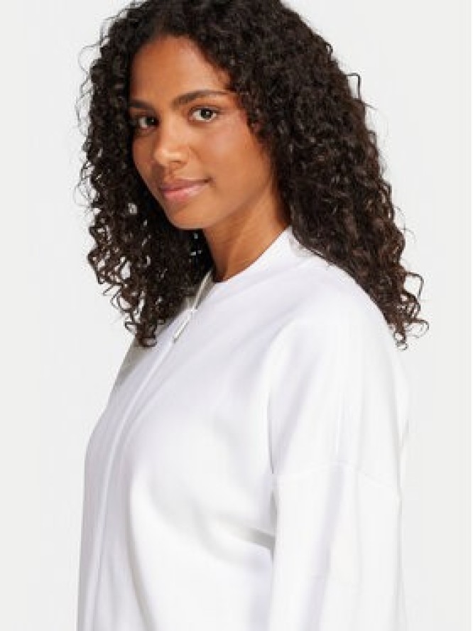 adidas Bluza Essentials Contemporary Logo JD9966 Biały Loose Fit