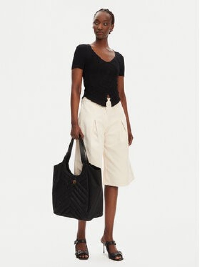 PINKO Sweter Falterona Maglia 104625 A2E6 Czarny Regular Fit