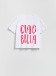 T-shirt z nadrukiem - biały