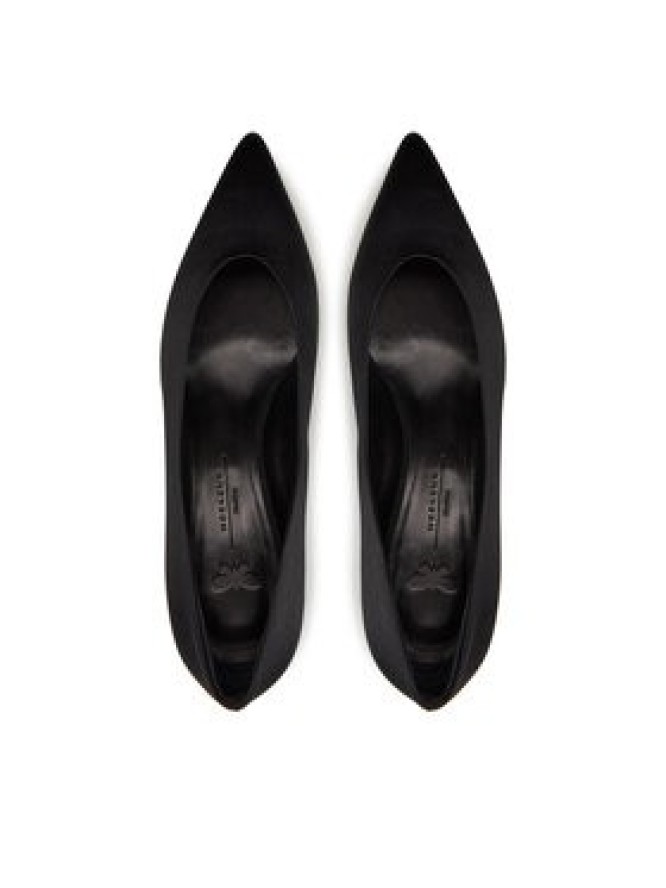 Weekend Max Mara Półbuty Renzasatin 2515521055600 Czarny