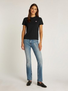 TOMMY JEANS Koszulka w kolorze czarnym rozmiar: L