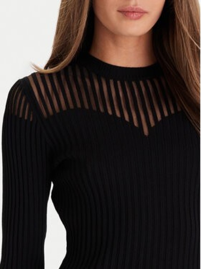 Morgan Sweter 252-MAMDO Czarny Slim Fit