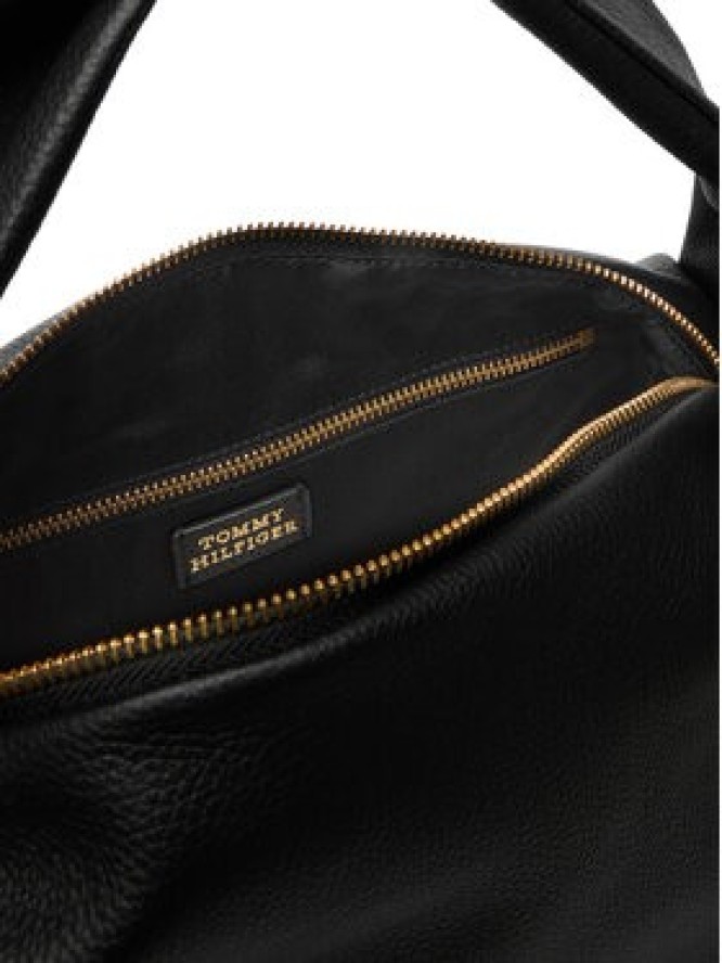 Tommy Hilfiger Torebka City Leather Shoulder Bag AW0AW18152 Czarny