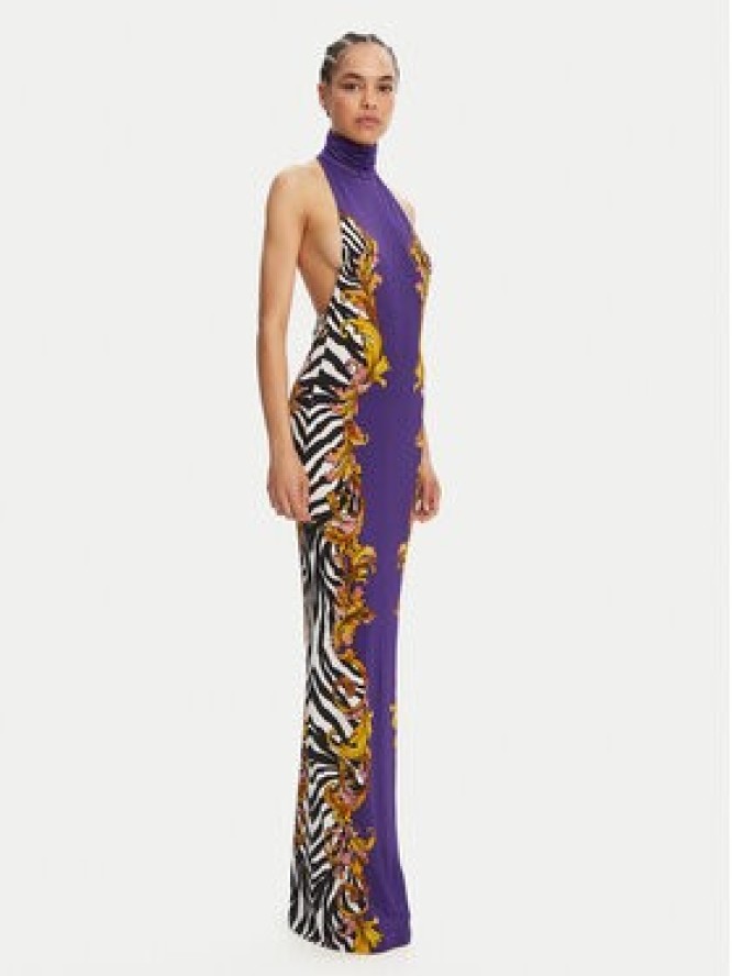 Versace Jeans Couture Sukienka wieczorowa 78HAO9P5 Fioletowy Slim Fit