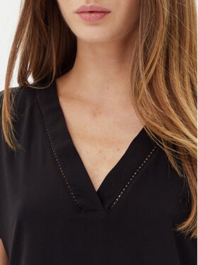 Vero Moda Bluzka Bella 10327551 Czarny Regular Fit