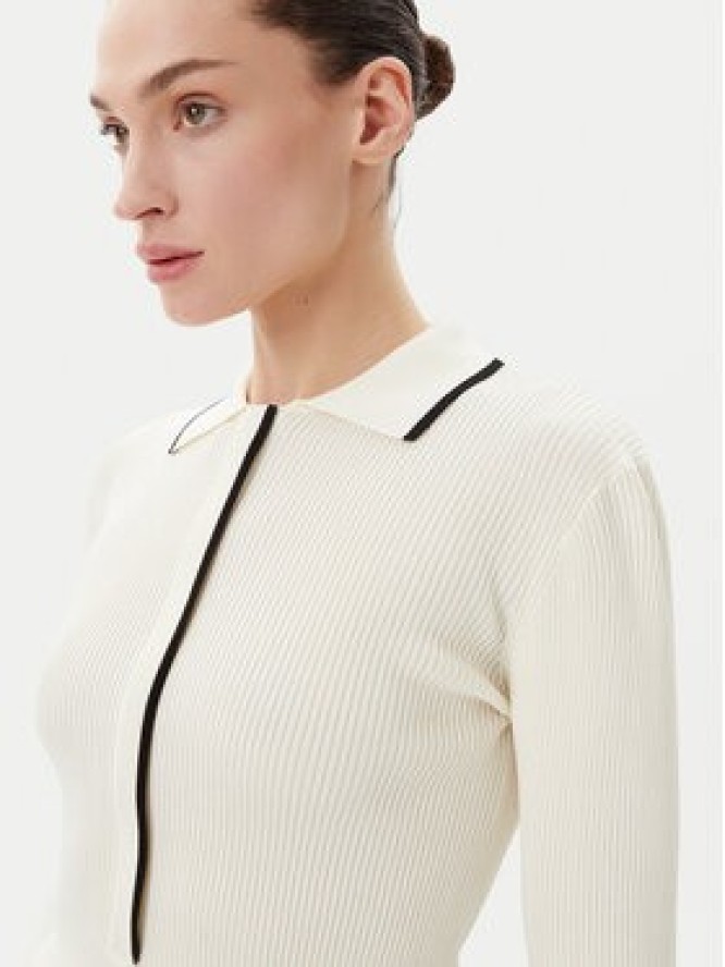 Bruuns Bazaar Sweter Johania BBW3653 Biały Slim Fit