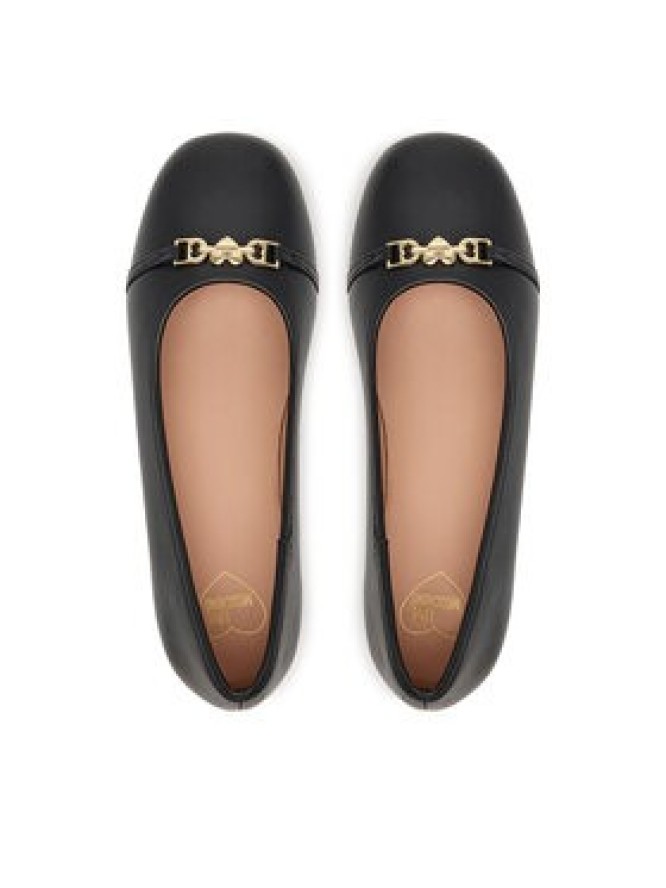 LOVE MOSCHINO Baleriny JA11081G1NIE000038 Czarny