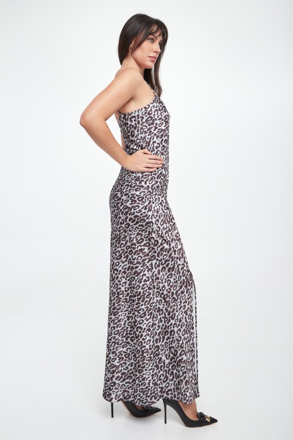 Sukienka maxi w panterkowy wzór Delci JOOP!
