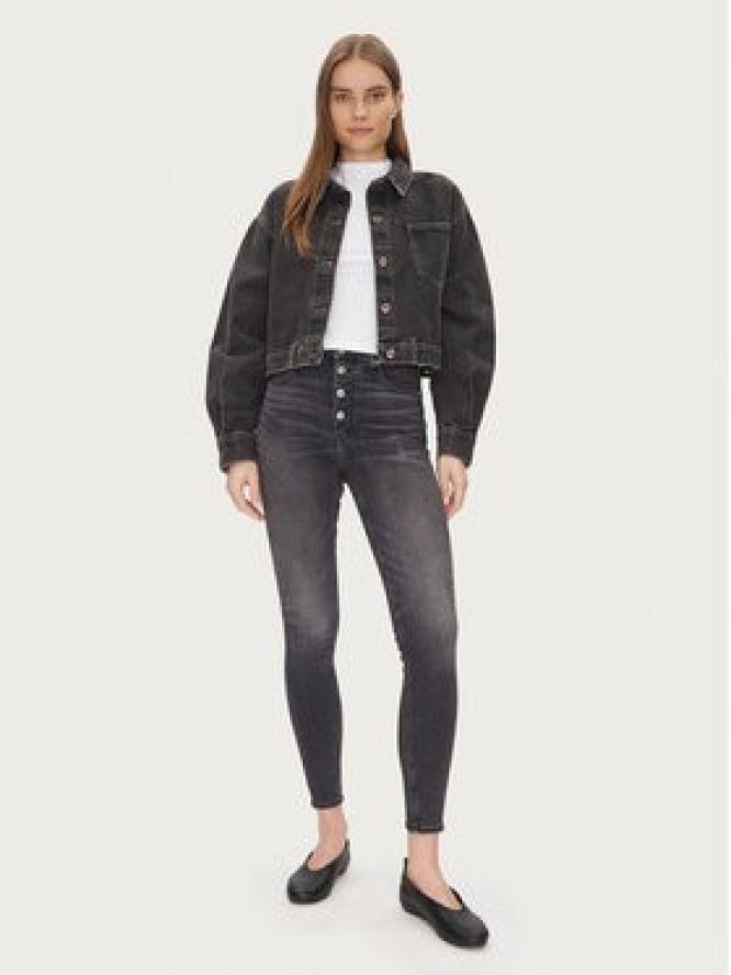 Calvin Klein Jeans Jeansy J20J225509 Czarny Super Skinny Fit