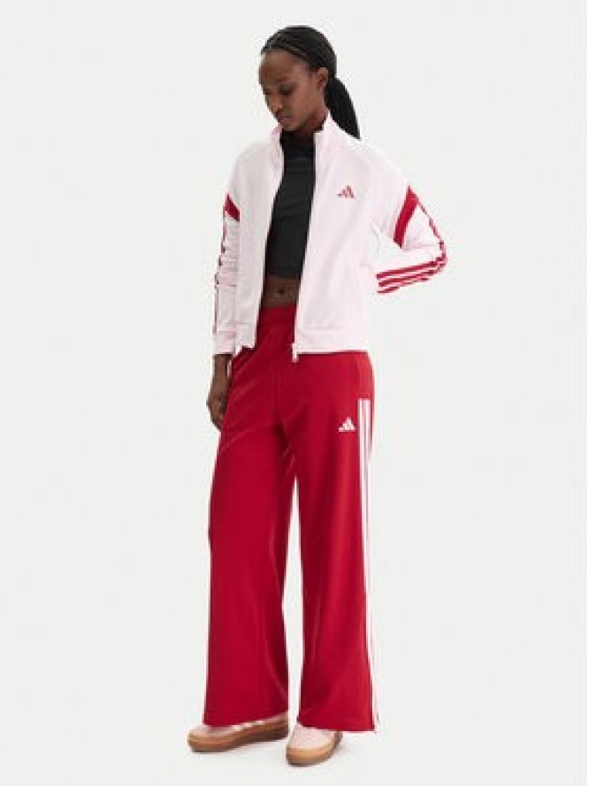 adidas Spodnie dresowe House Of Tiro KD4298 Czerwony Wide Leg