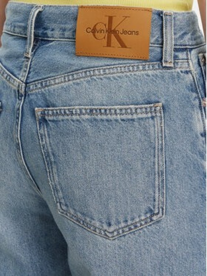 Calvin Klein Jeans Jeansy J20J225604 Niebieski Straight Fit