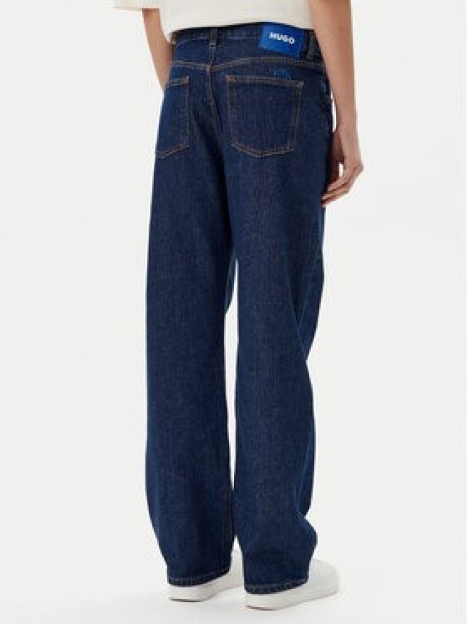 HUGO Jeansy Elyah_B 50520594 Granatowy Straight Fit