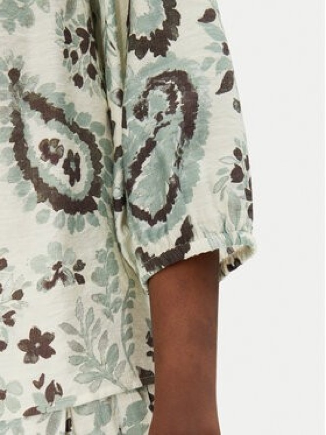 Fransa Bluzka 20615424 Zielony Regular Fit