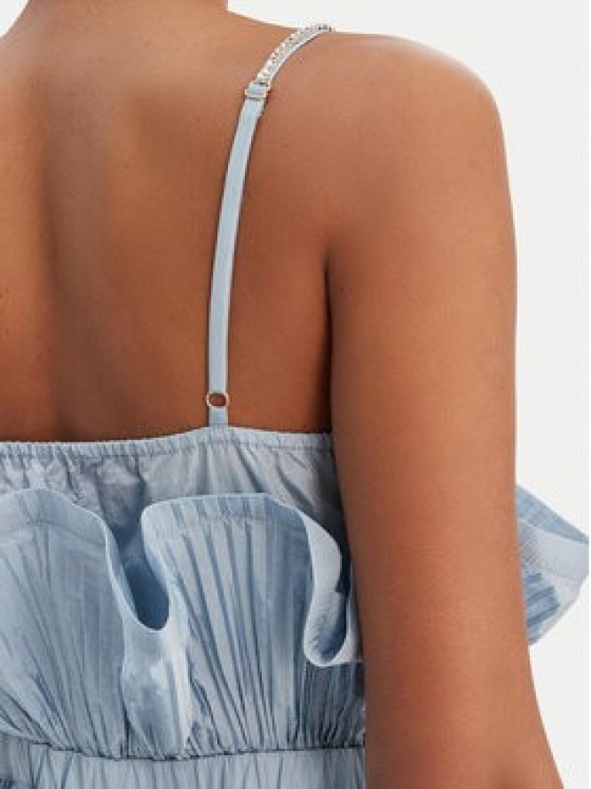 Fracomina Sukienka koktajlowa FQ26SD1007W83101 Niebieski Regular Fit