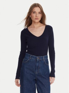 Kontatto Sweter 3M0818C Granatowy Slim Fit