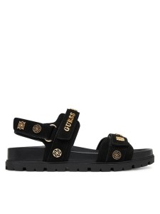 Guess Sandały FLPFLO ESU03 Czarny