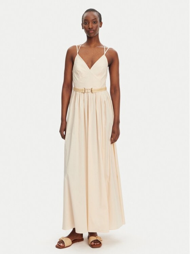 TWINSET Sukienka letnia 251TT2100 Różowy Regular Fit