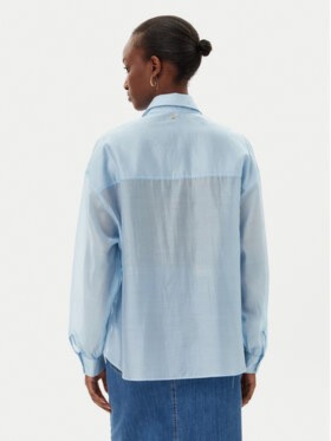 Rinascimento Koszula CFC0123656003 Błękitny Relaxed Fit