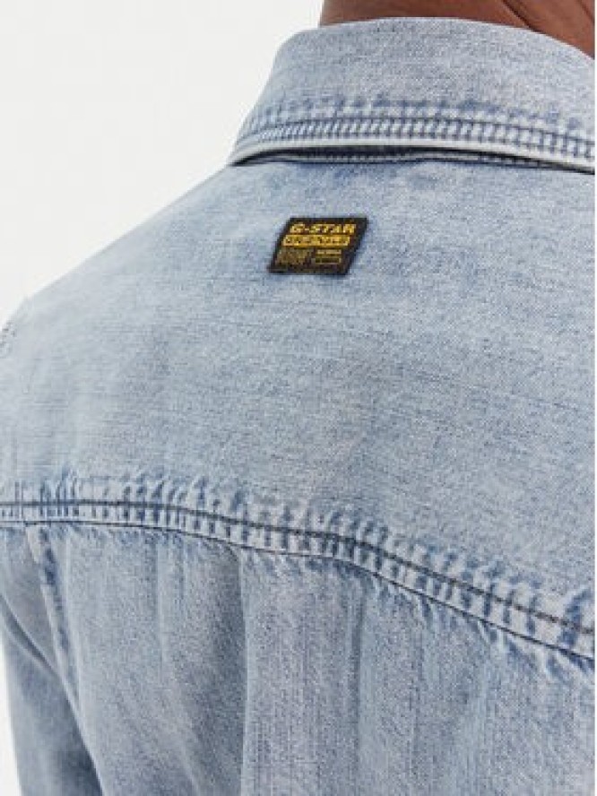 G-Star Raw Koszula jeansowa D27714-D539 Niebieski Slim Fit