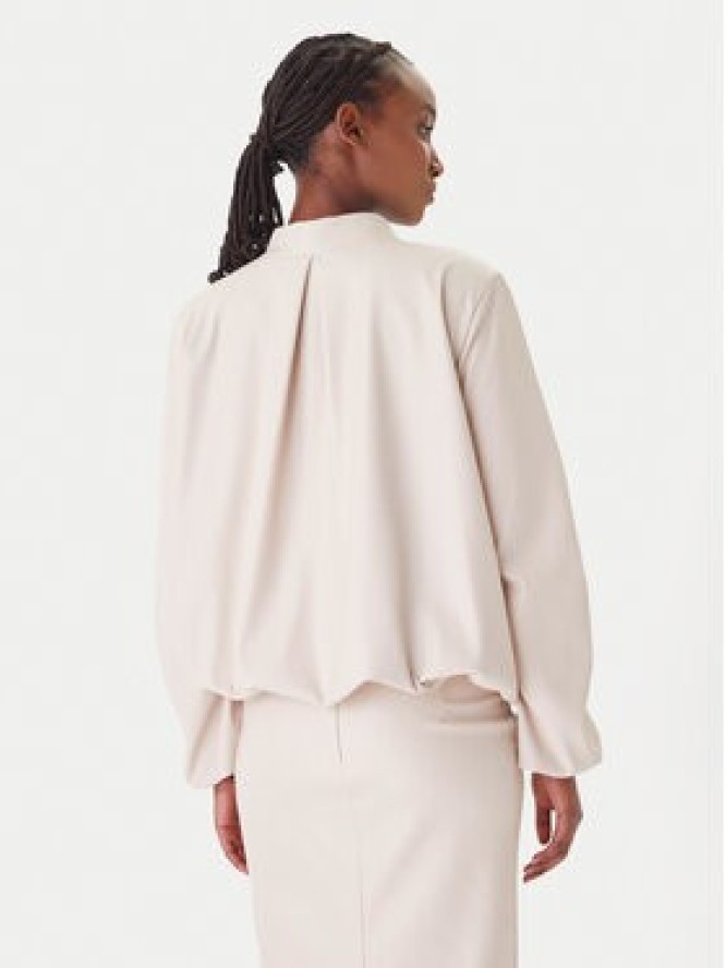 Rinascimento Kurtka z imitacji skóry CFC0127530003 Beżowy Relaxed Fit