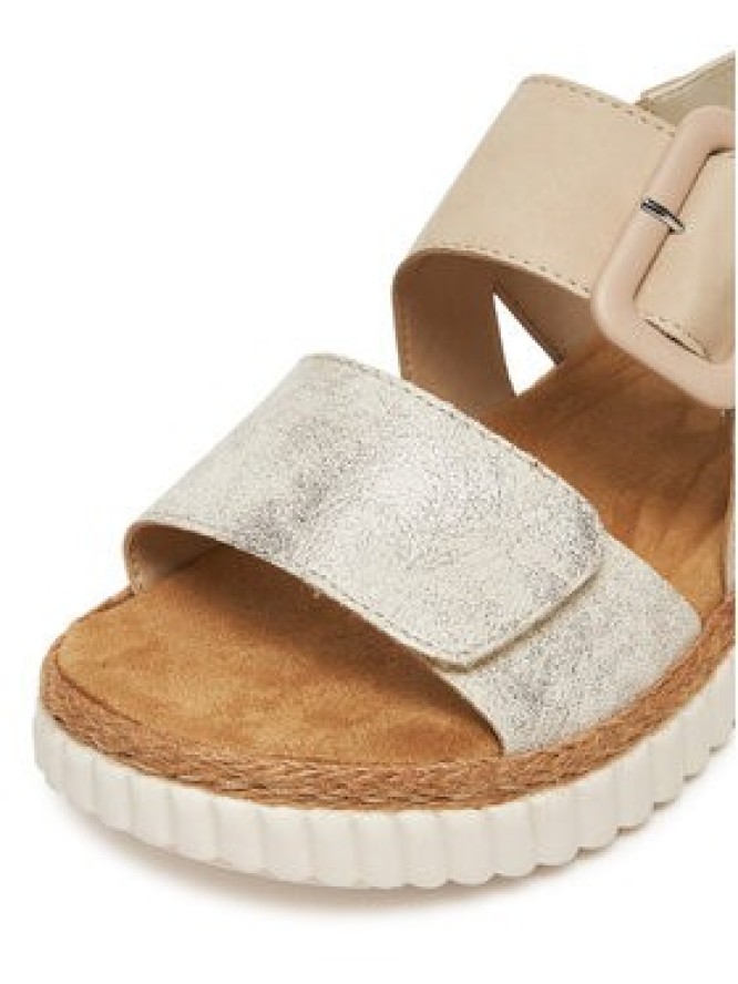 Rieker Sandały 69260-60 Beżowy