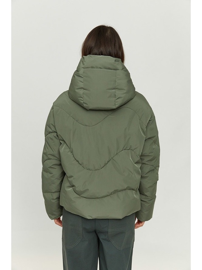 MAZINE Kurtka pikowana "Dana" w kolorze zielonym rozmiar: XL