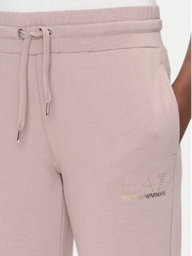 EA7 Emporio Armani Spodnie dresowe 8NTP66 TJ9RZ U4079 Różowy Regular Fit