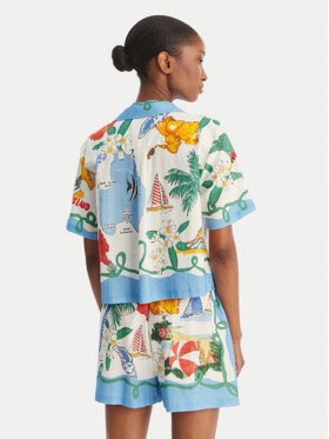 Seafolly Koszula Viva Vacation 55668-TO Błękitny Regular Fit