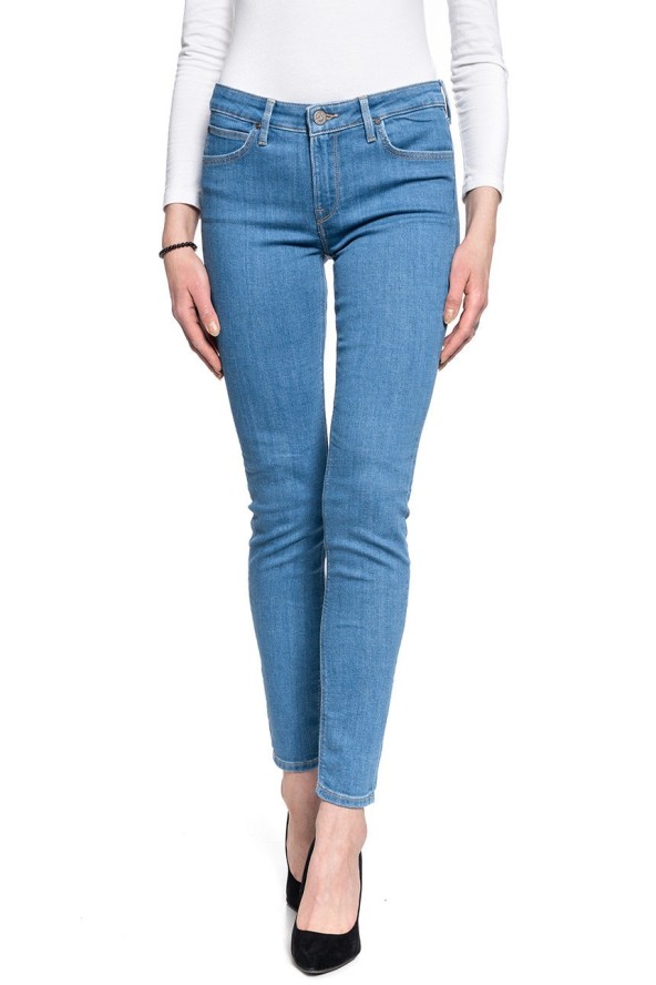 LEE SCARLETT SKINNY DAMSKIE SPODNIE JEANSOWE BRIGHT BLUE L526MANT 112111748